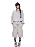 Drawstring Pocket Wide Leg Pants