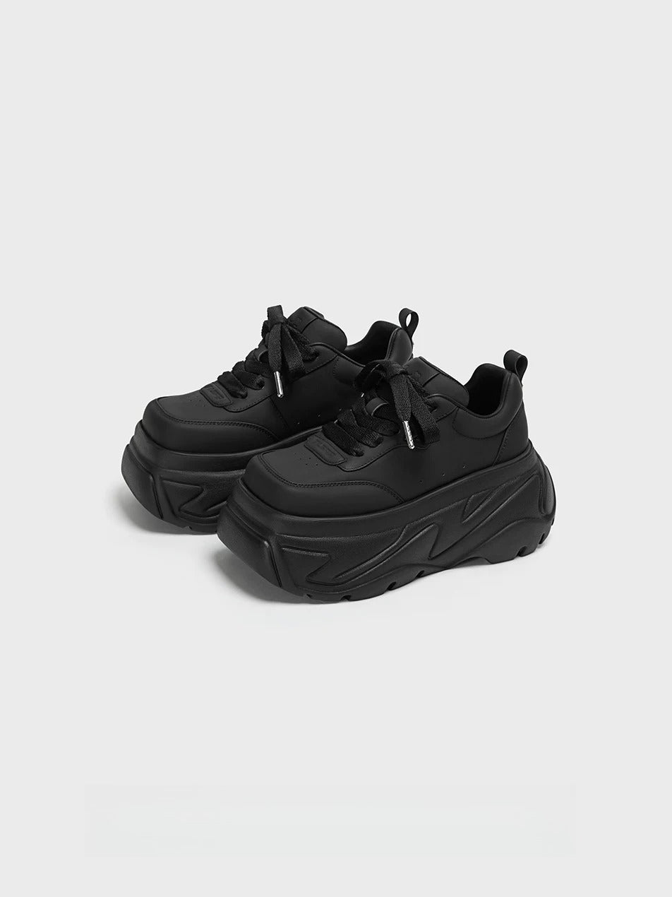 Platform Leather Sneakers