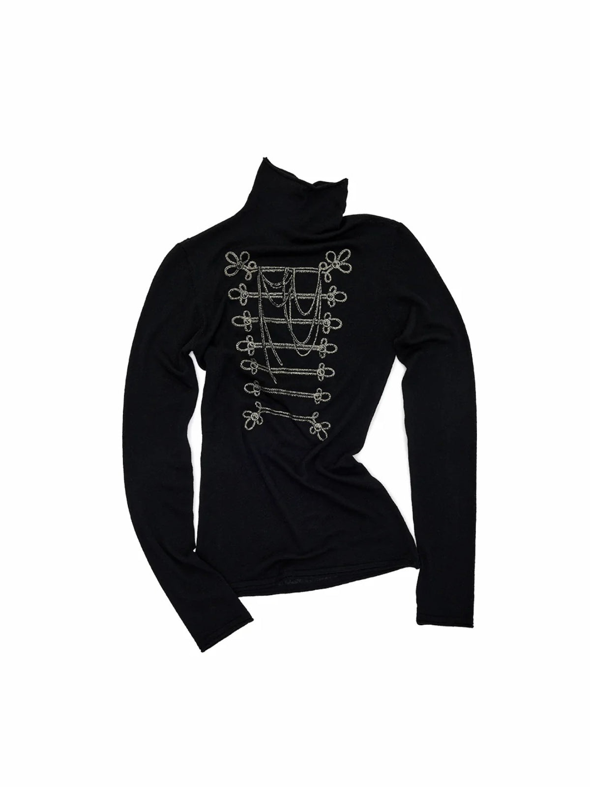 Napoleon Gold Foil Mock Neck Vest