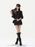 Napoleon Court Short Jacket & A-Line Skirt Set