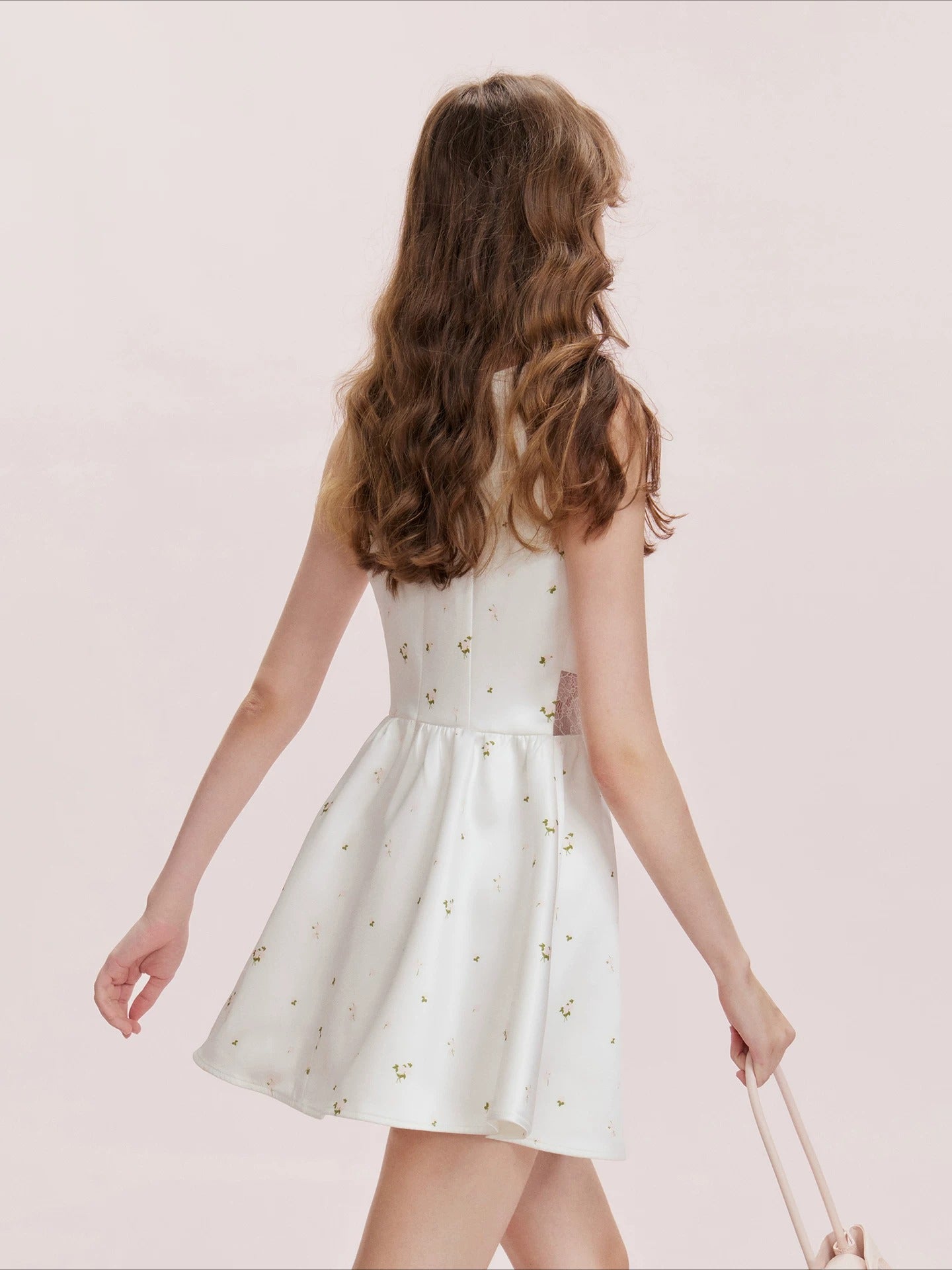 Satin Lace Dress