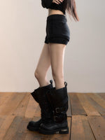 Knit Layered Shorts