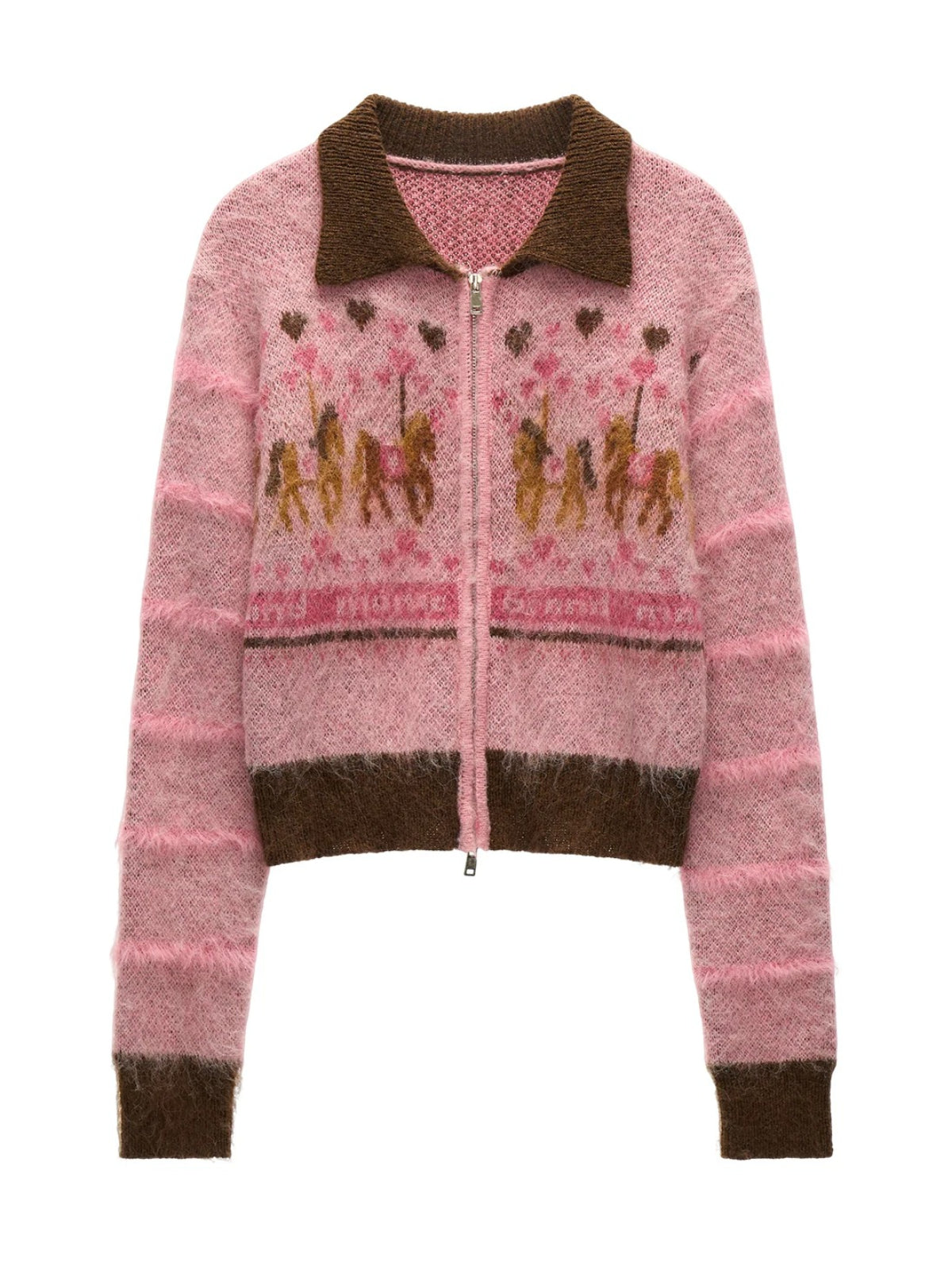 Playground Pony Zip Knit Cardigan