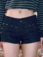 Star Stud Low-Rise Shorts