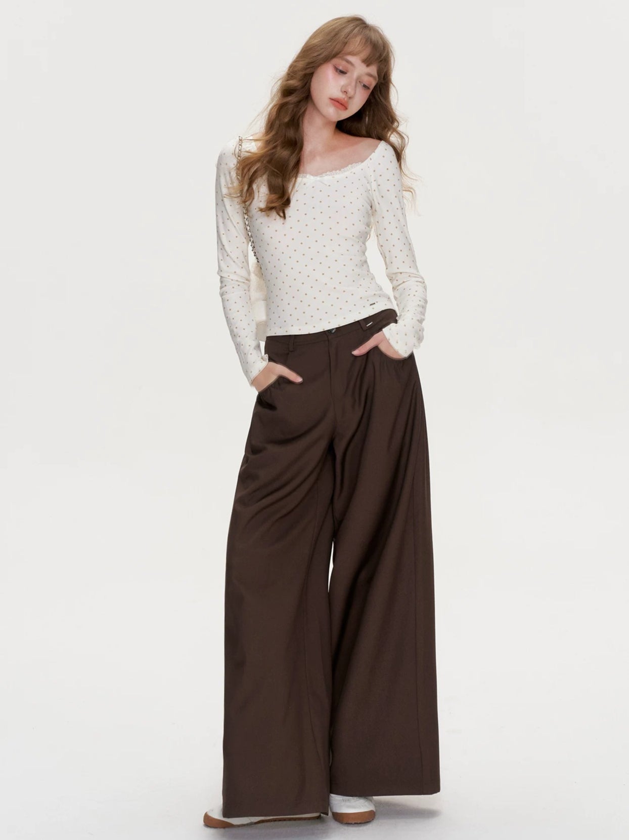 Polka Bow Top