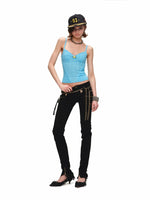 Rose Jacquard V-Neck Camisole