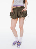 Miu Style Drawstring Bloomers Shorts