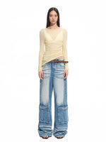 Megan Wool Turtleneck Blouse