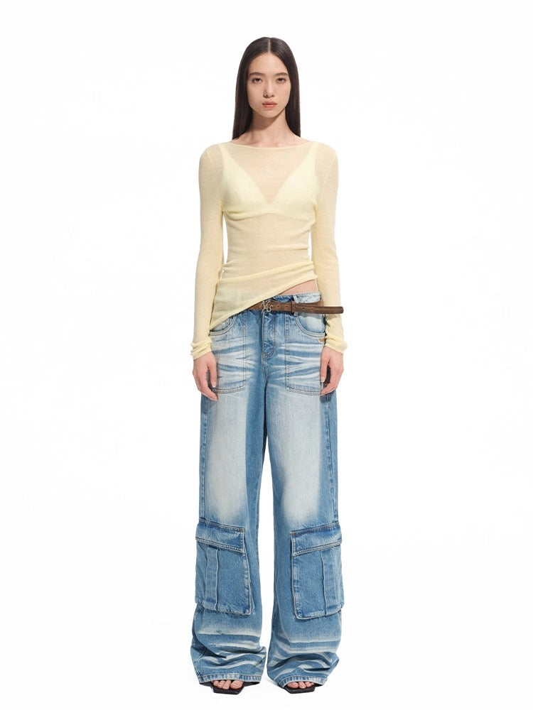 Megan Wool Turtleneck Blouse