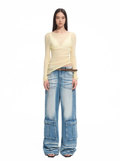 Megan Wool Turtleneck Blouse