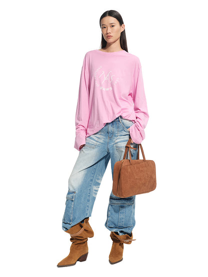 Vintage Washed Casual Loose T-Shirt