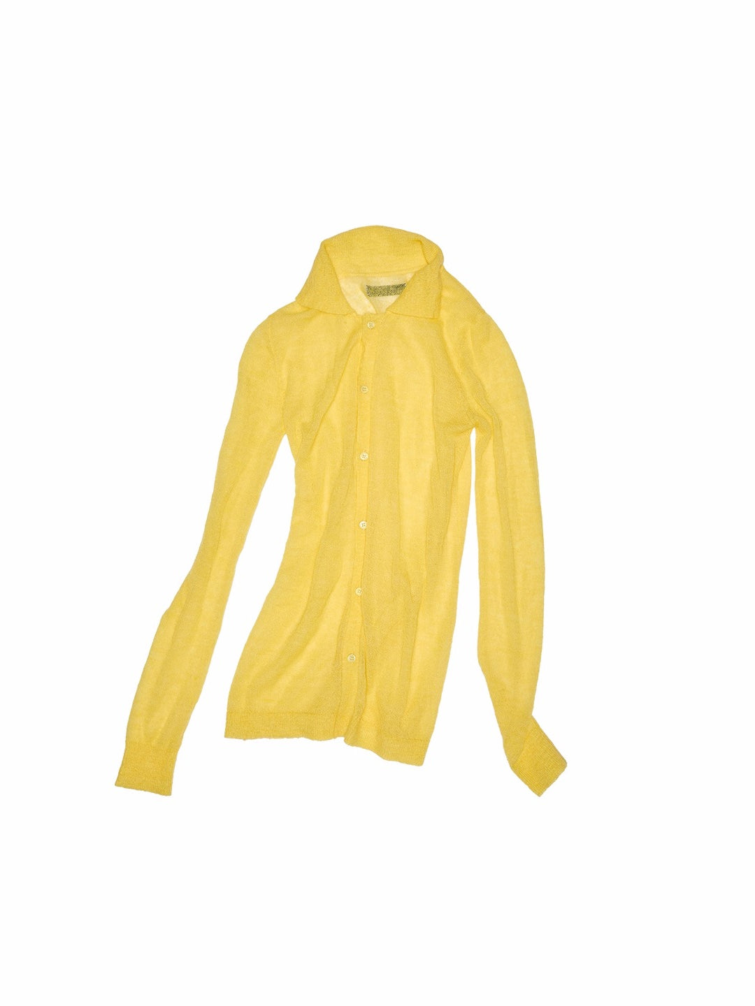 Mohair Slim Transparent Cardigan