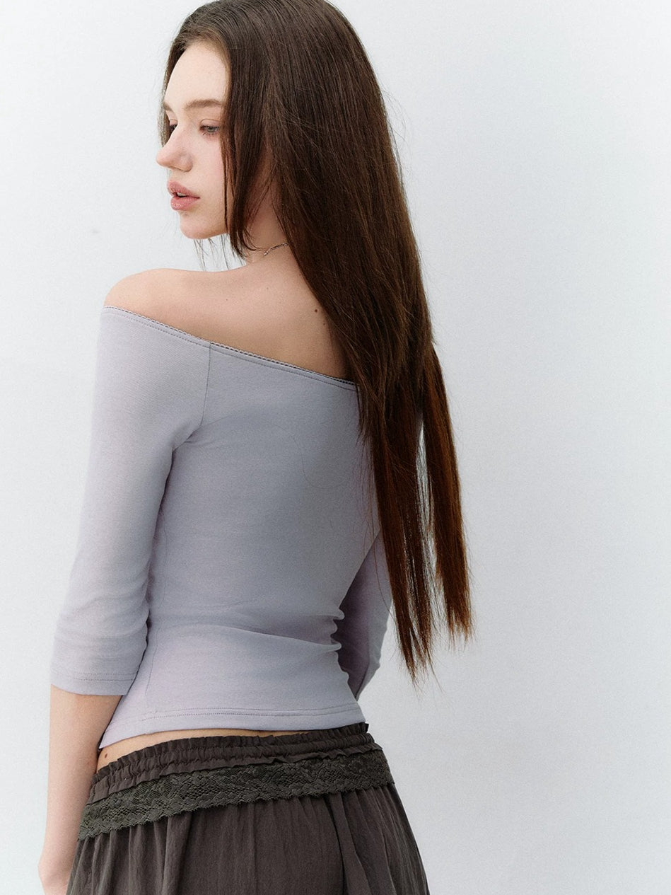 Off-Shoulder Tie Top