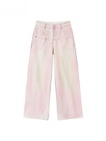 Pink Washed Distressed Jeans