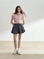 Puff Sleeve Striped Shirt