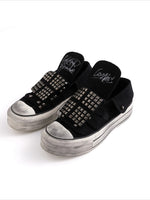 Studded Canvas Sneakers