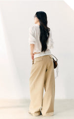 Relaxed Wide Leg Pants