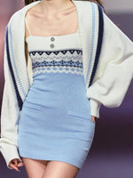 Fair Isle Knit Dress Set