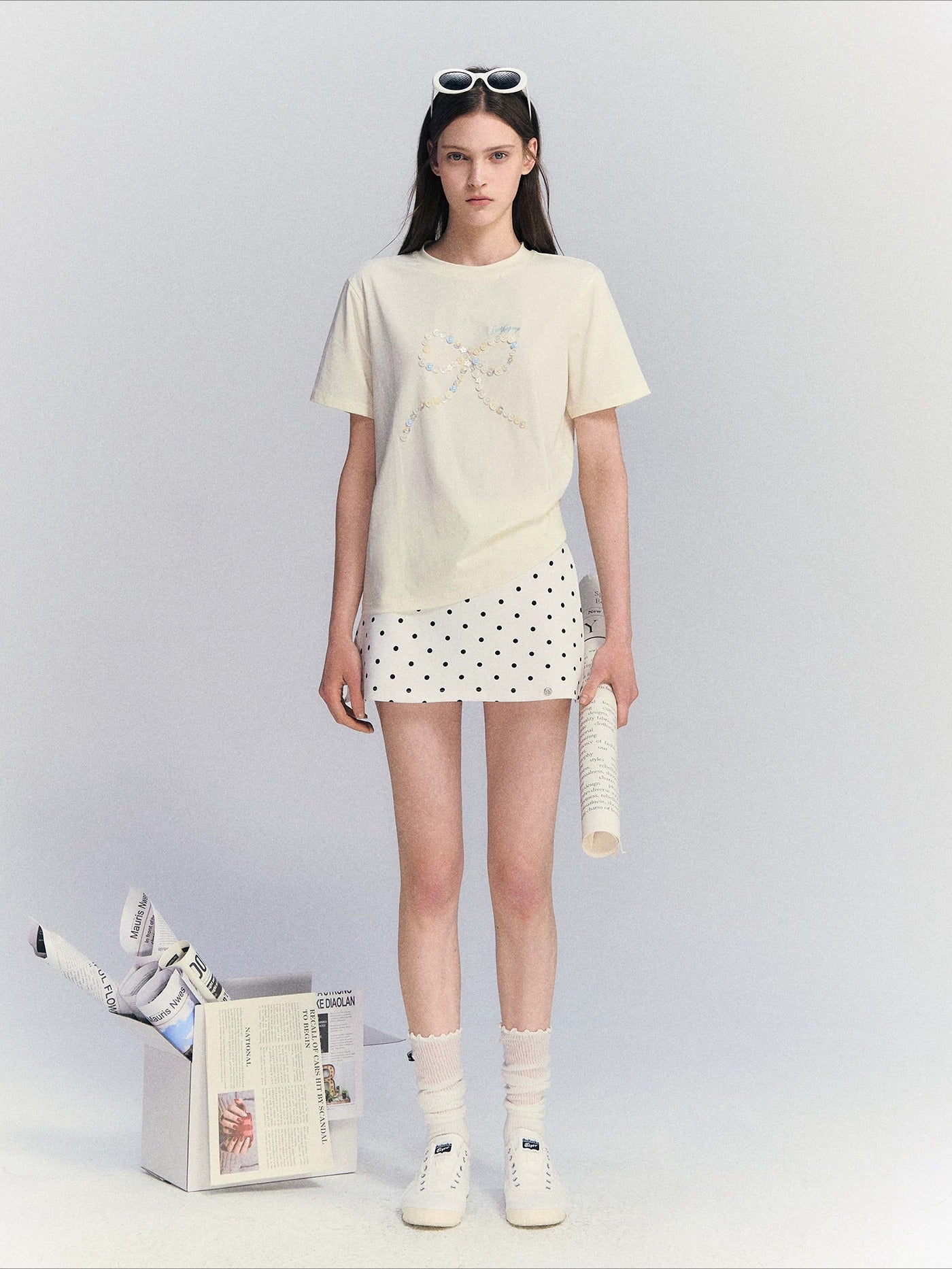 Bow Embroidery T-shirt