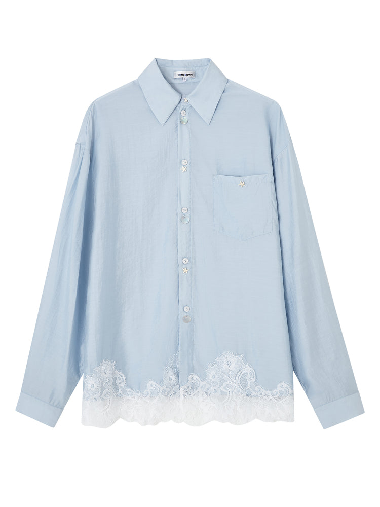 Cooling Lace - Patchwork Shirt &amp; Shorts Set