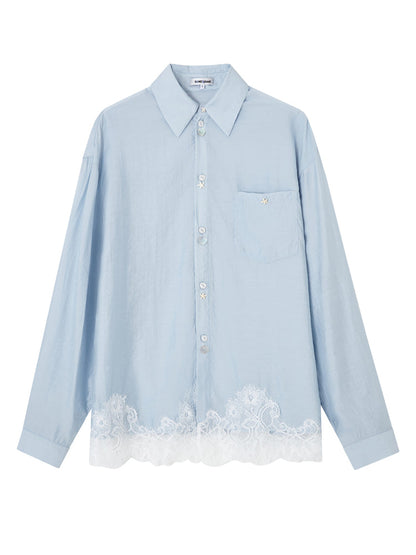 Cooling Lace - Patchwork Shirt &amp; Shorts Set