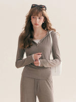 Lace Trim Hoodie Set