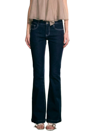 Rhinestone Flare Jeans