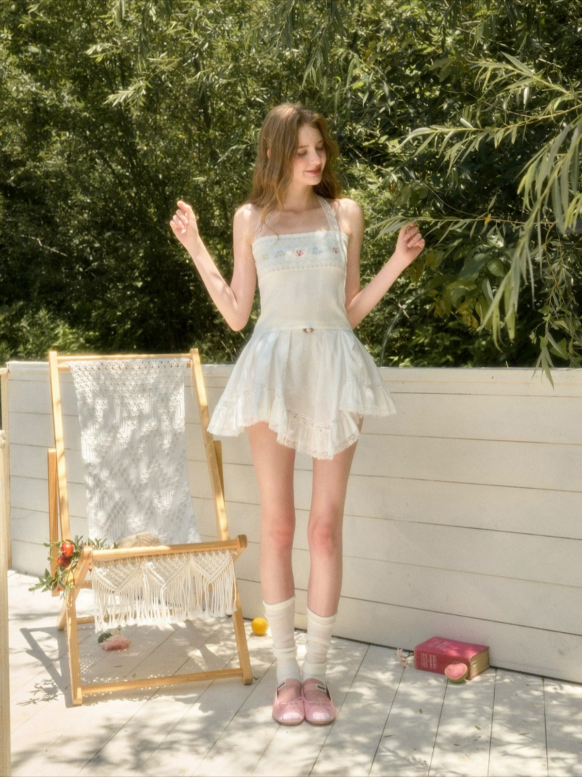 Apple Blossom Knit Set