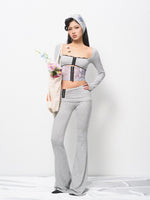 Plaid Polka Dot Set