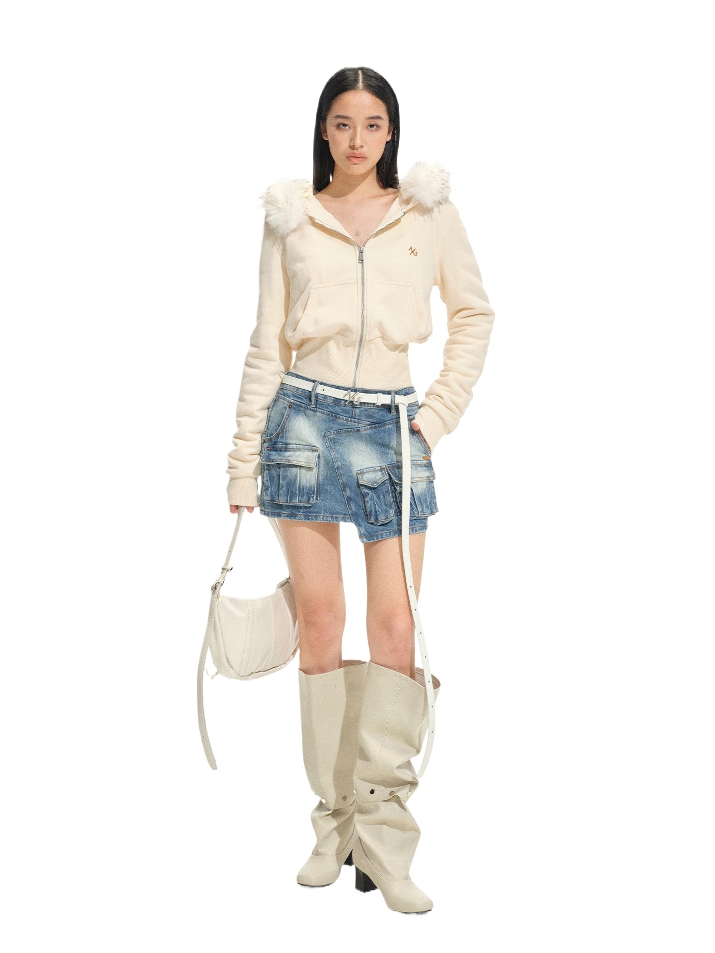 Ranch Denim Mini Skirt