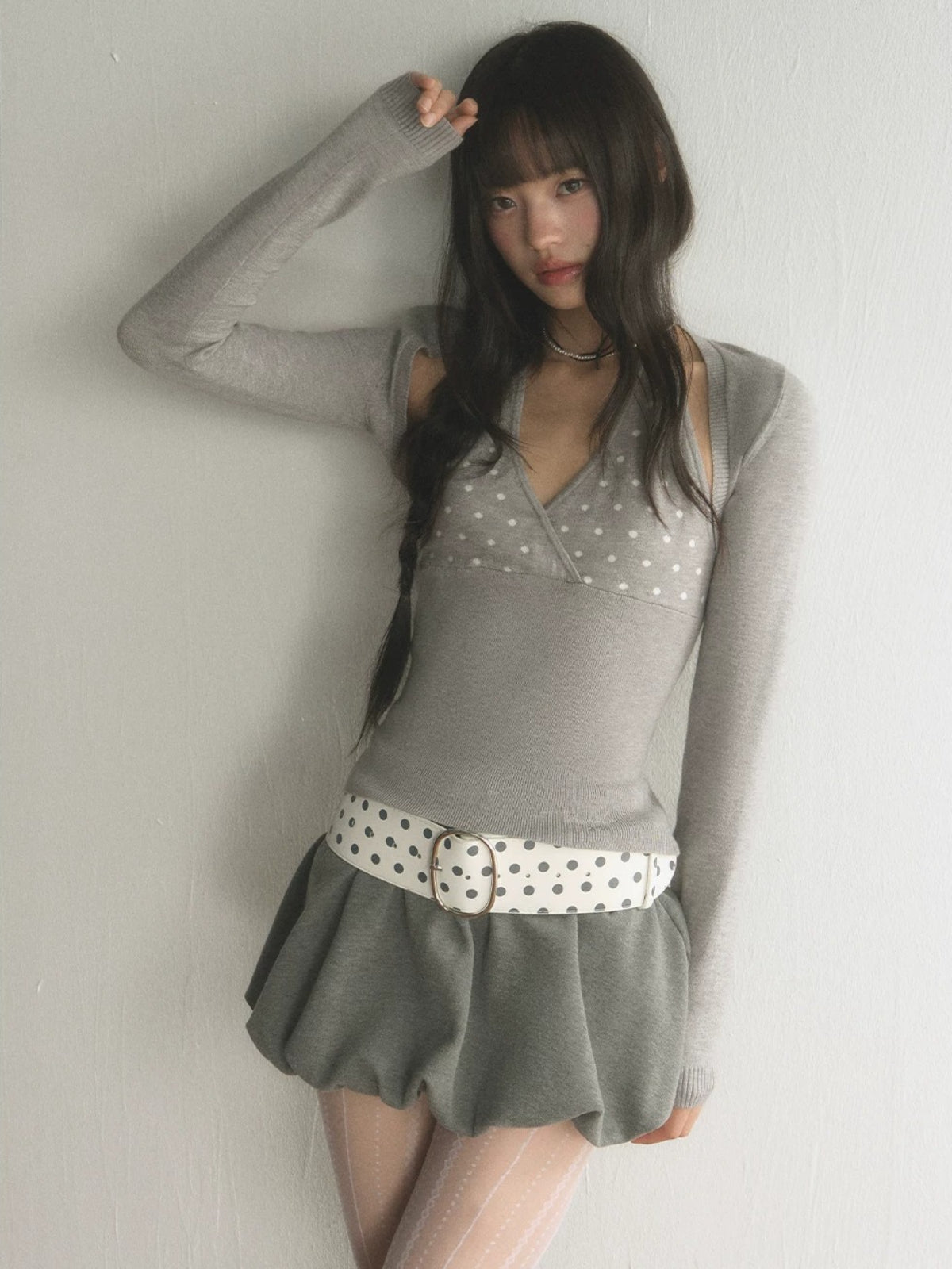 Polka Dot Knit Set