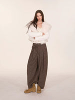 Faux Fur Collar Cropped Down Jacket
