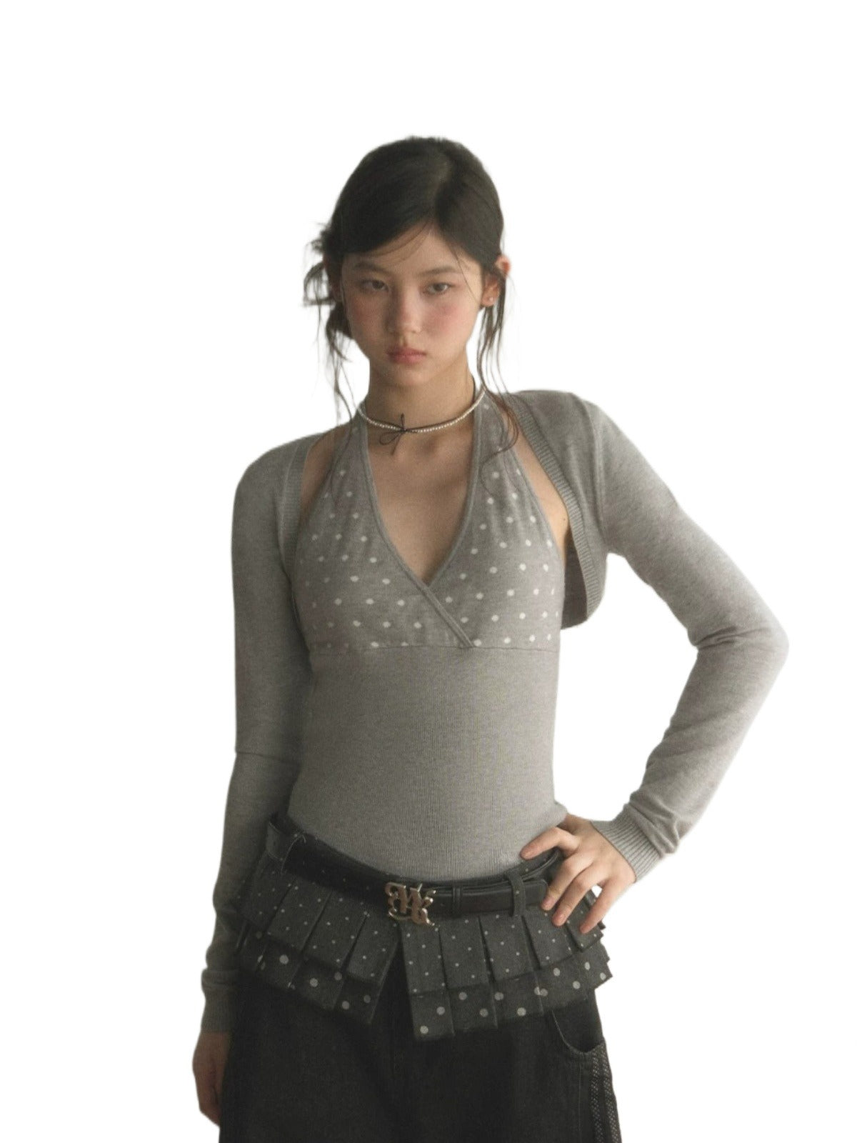 Polka Dot Knit Set