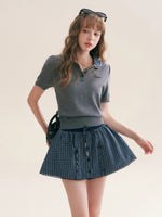 Wool Polo Knit Set