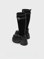 Platform Riding Boots