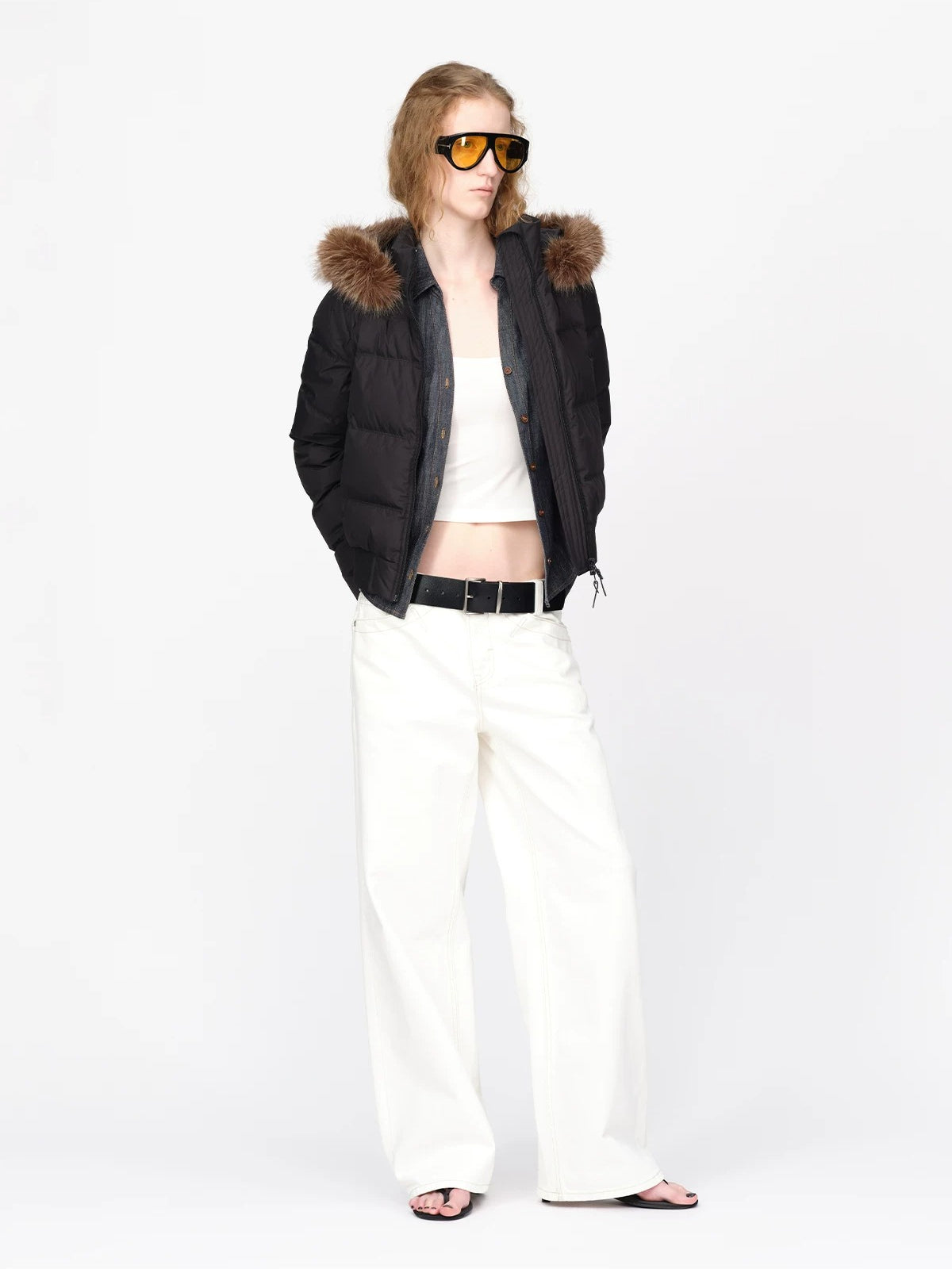 Detachable Sleeve Down Puffer Jacket