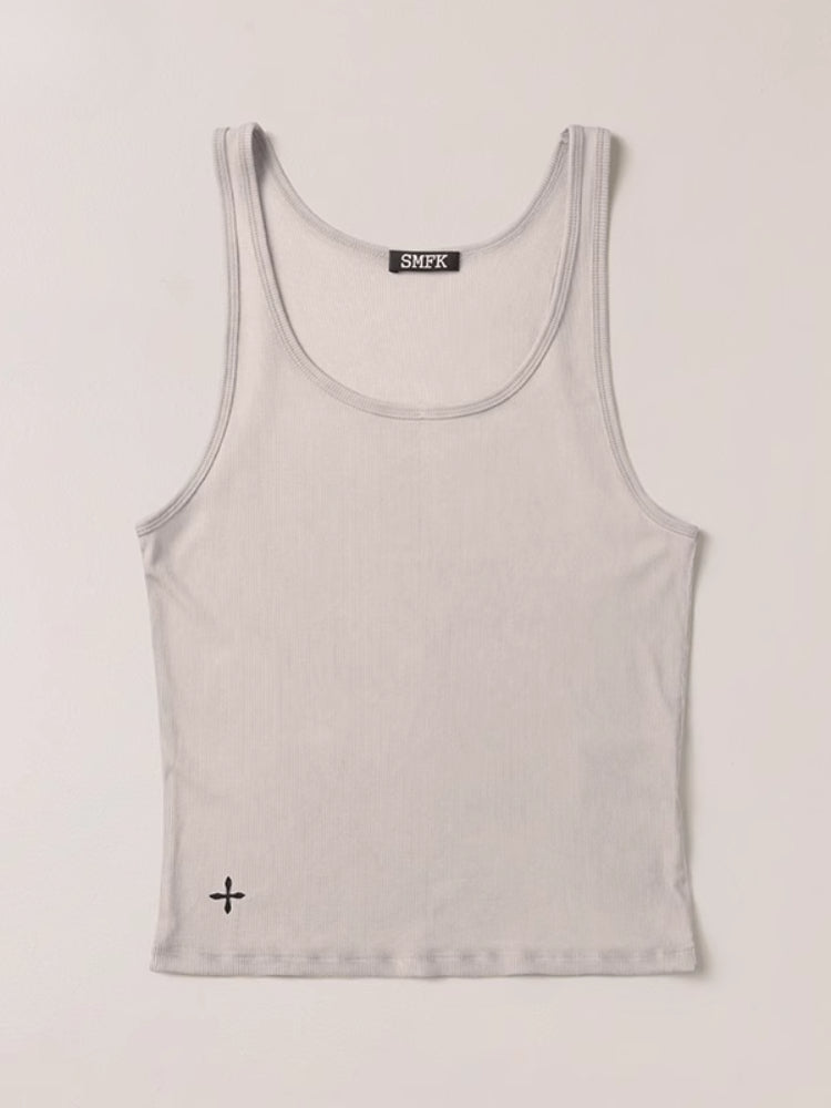 Vintage Storm Fade Silk Sports Tank Fading Desert