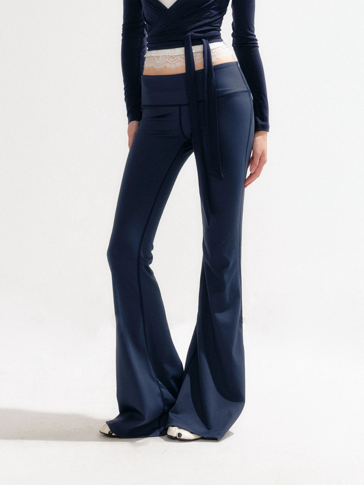 Low Waist Flared Yoga Pants