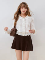 Collar Puff Sleeve Shirt