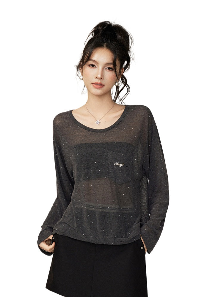 Bowknot Sun-protection T-shirt