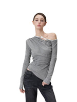 Rhinestone Off-Shoulder Top