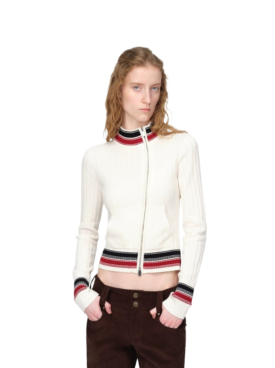 British Vintage Wool Knit Cardigan