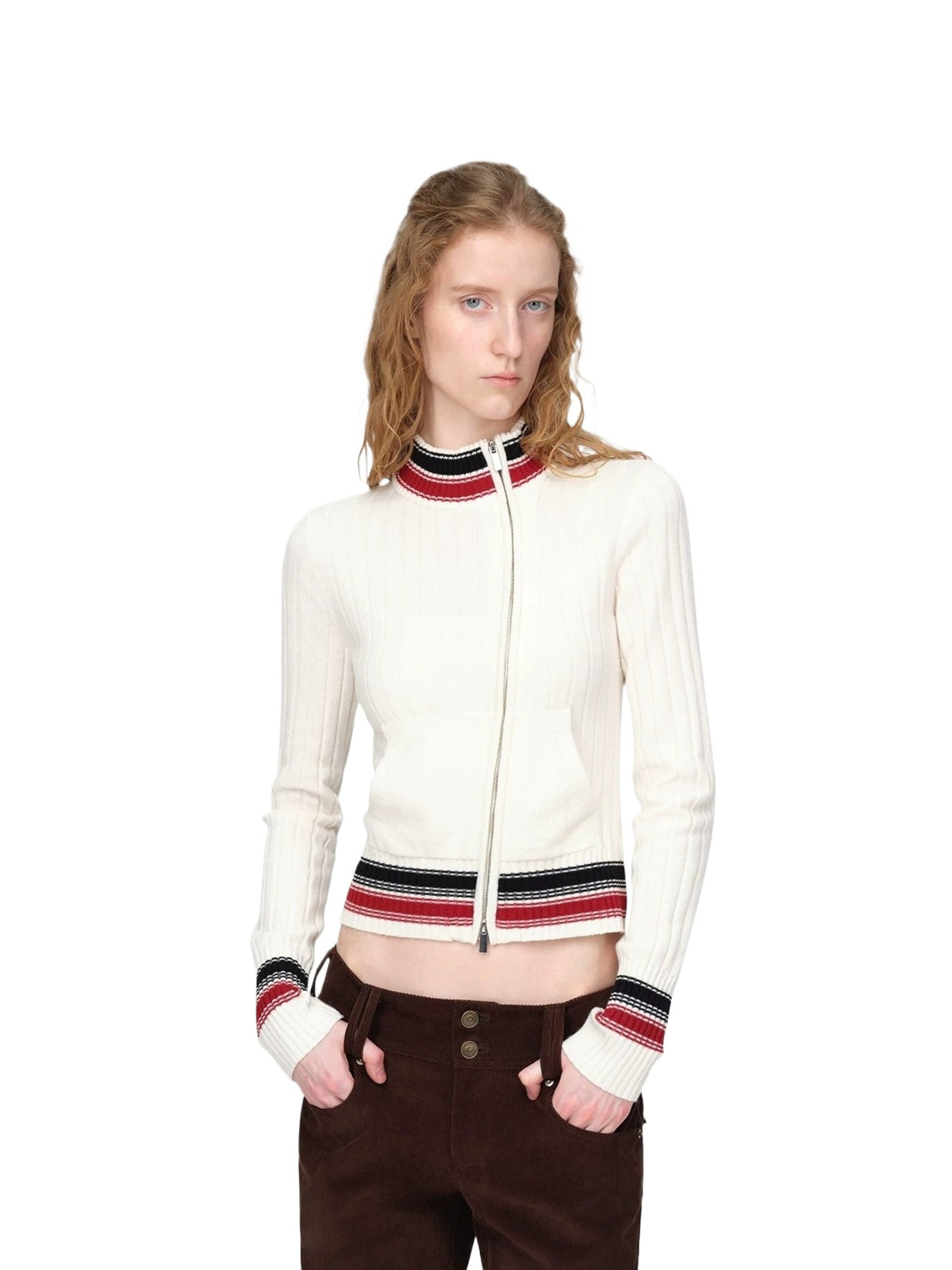 British Vintage Wool Knit Cardigan