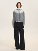 Fair Isle Cardigan & Sweater Set