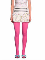 White Cat Print Pleated Skirt