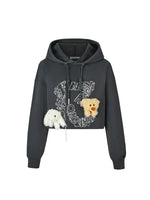 Embroidery Logo Pattern Hoodie