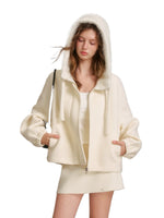 Wool Double Face Hooded Jackets