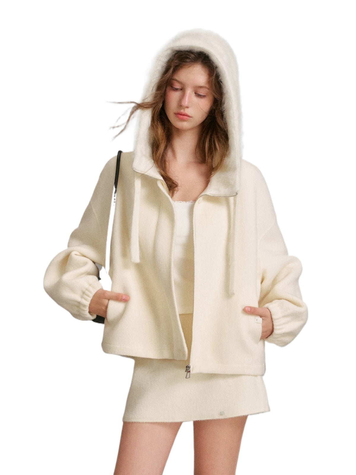 Wool Double Face Hooded Jackets