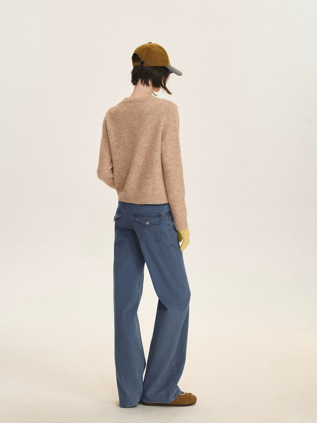 Wool Blend Sheep Embroidered Sweater