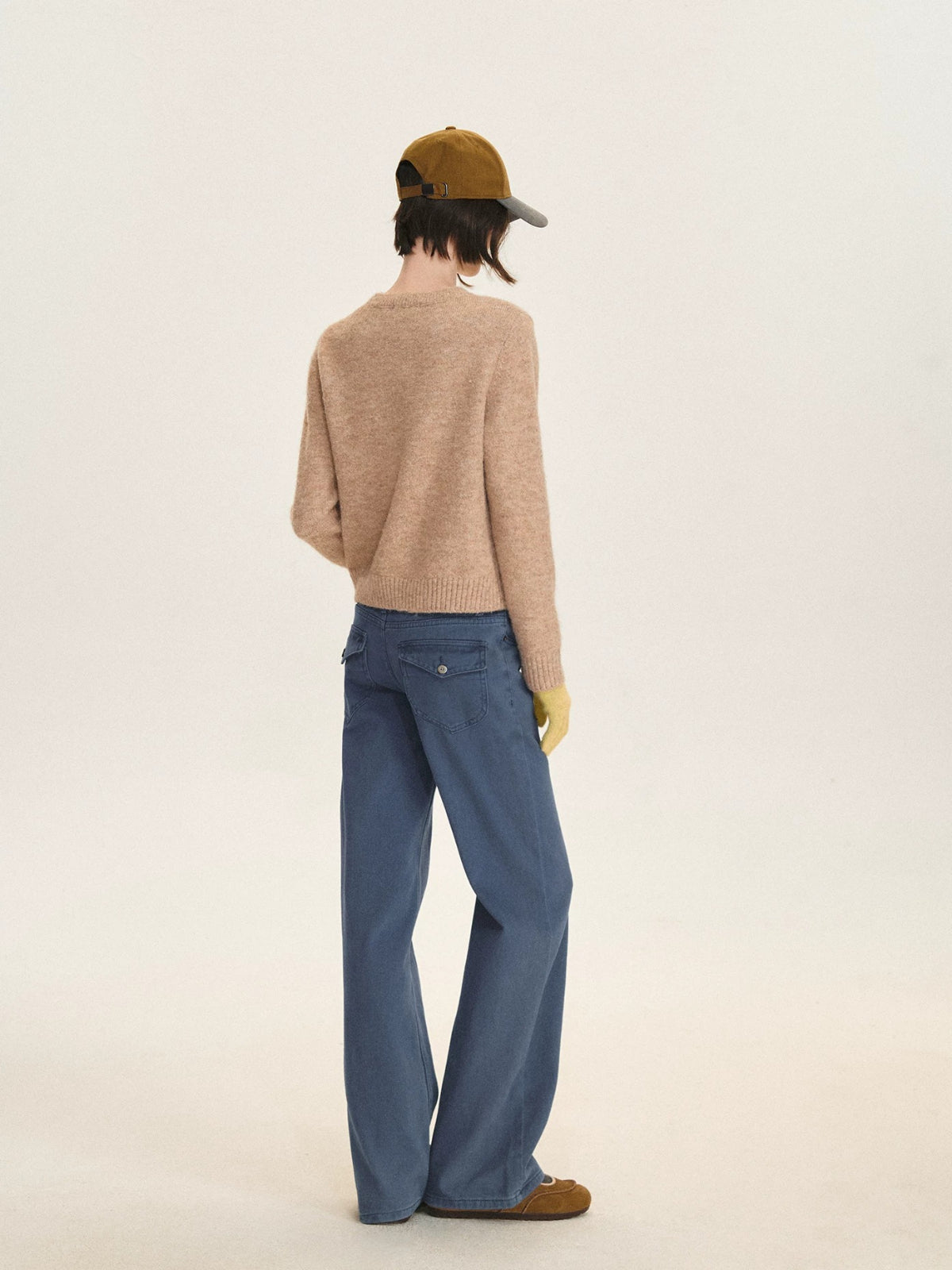 Wool Blend Sheep Embroidered Sweater